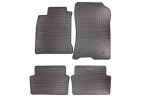 floor mats ( set, rubber, 4pc., black) RENAULT LAGUNA III 10.07- liftback